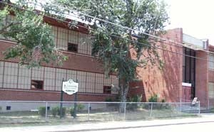 Front of Old Blackburn Middle School  